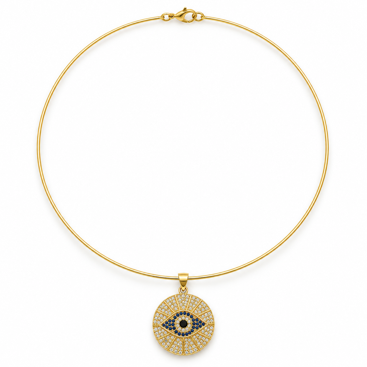 Pavé Evil Eye Choker